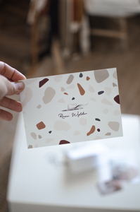 Handmade hat gift card by Remi Wylder 